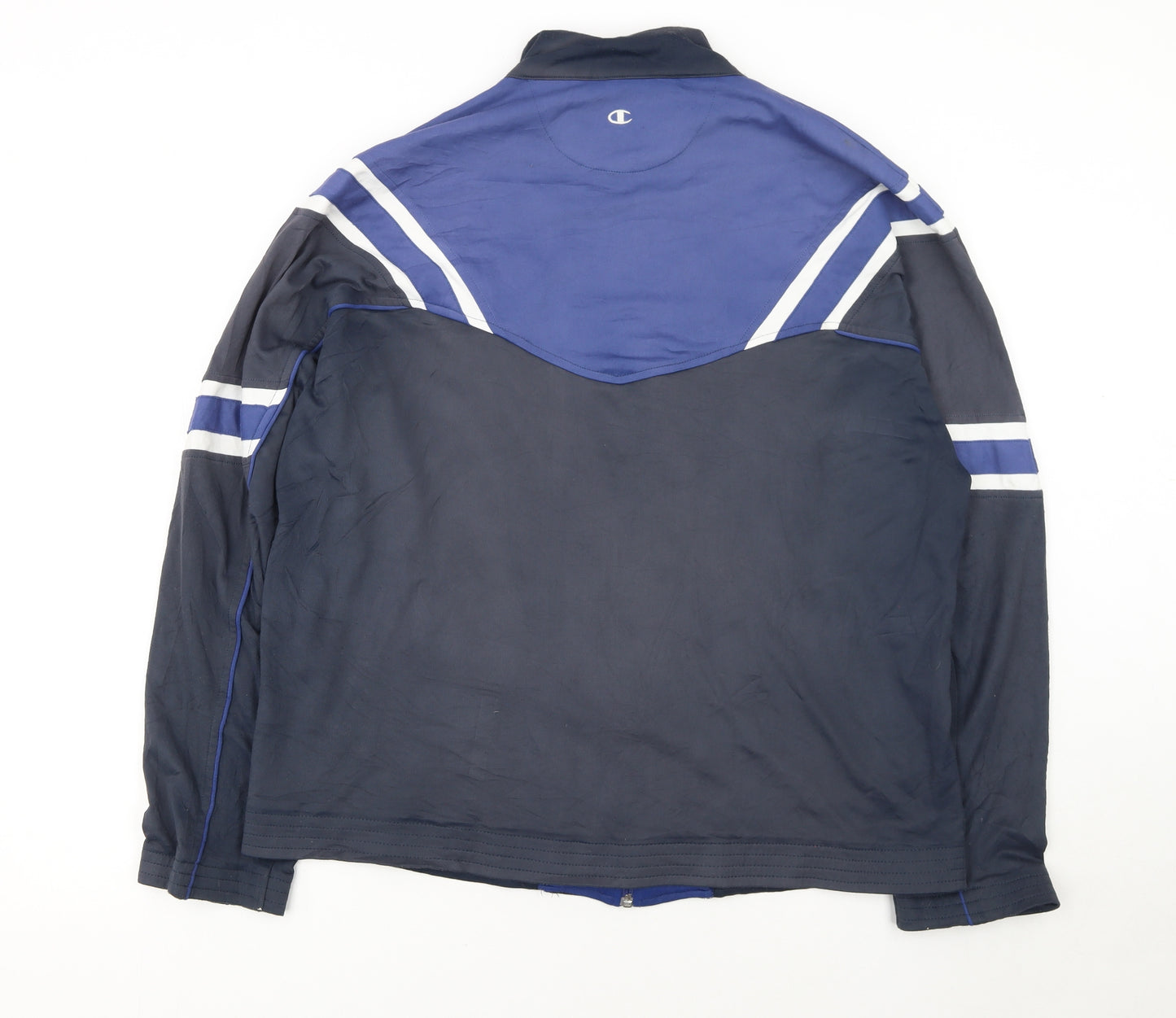 Champion Men's Blue XL Track Jacket Full Zip Activewear