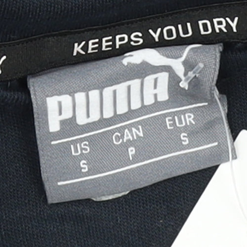 Puma Women's Black Full Zip Hoodie Small Sportswear