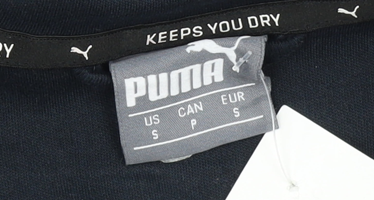 Puma Women's Black Full Zip Hoodie Small Sportswear