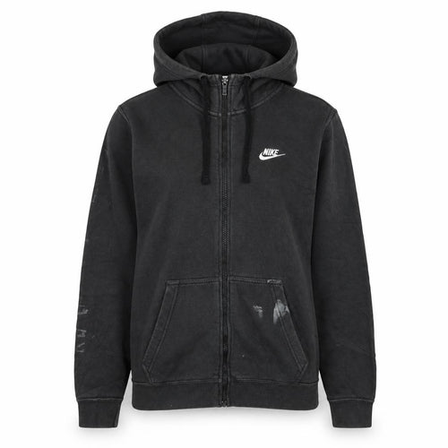 Nike Women's Black Full Zip Hoodie Small Cotton Blend Casual