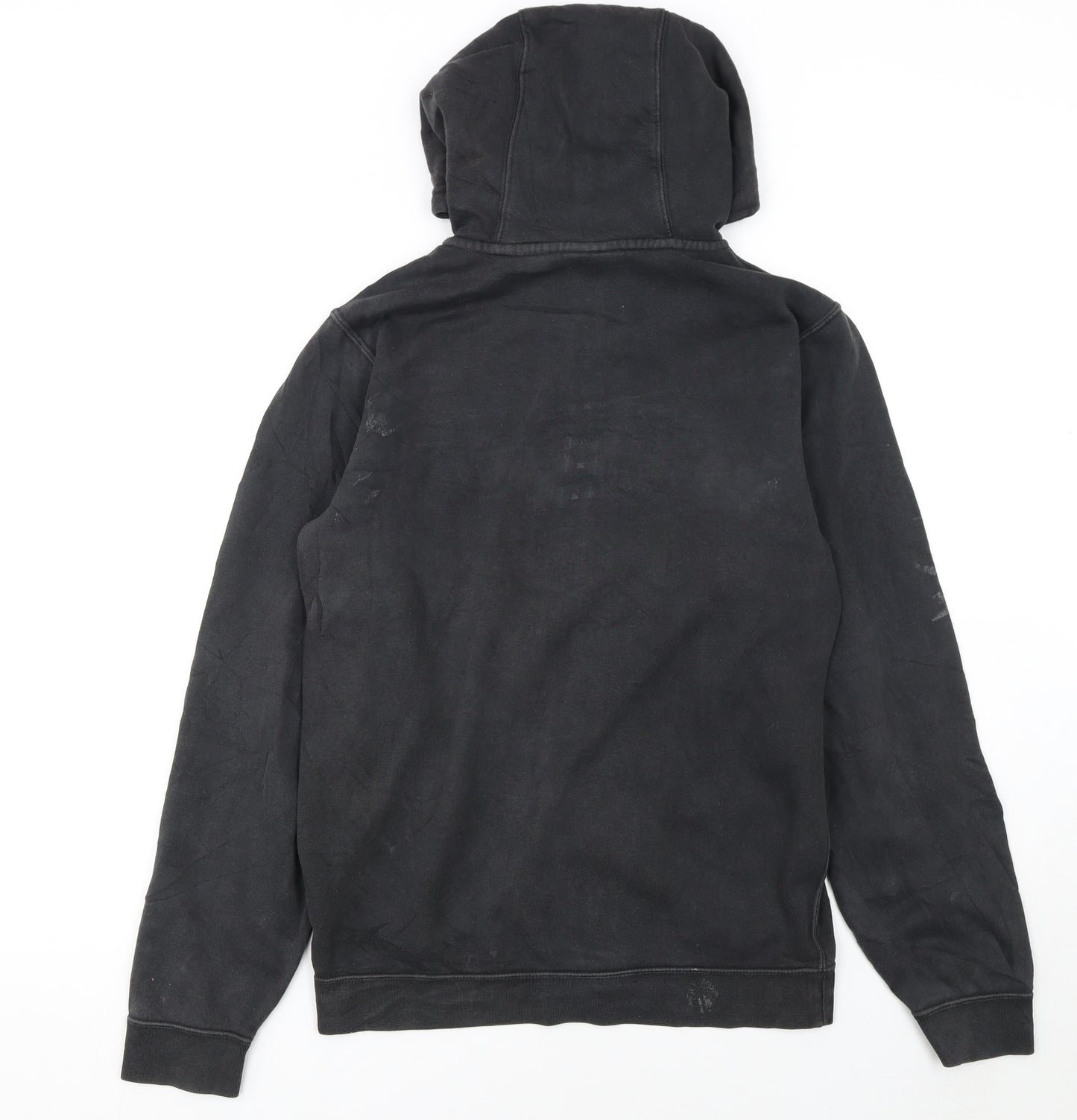 Nike Women's Black Full Zip Hoodie Small Cotton Blend Casual