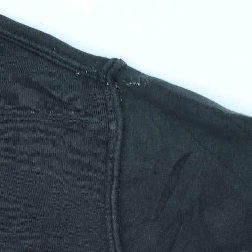 Nike Women's Black Full Zip Hoodie Small Cotton Blend Casual