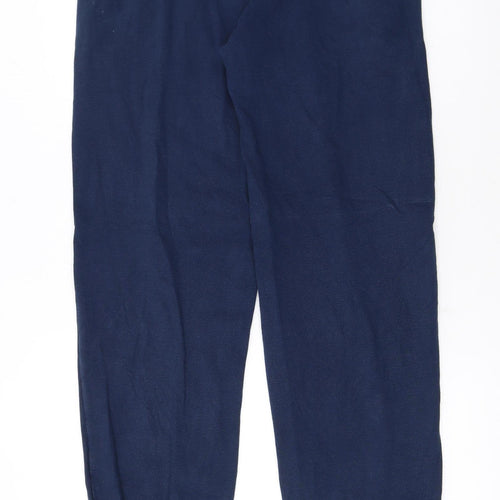 Adidas Mens Blue Jogger Sweatpants Size M Elastic Waist Sportswear