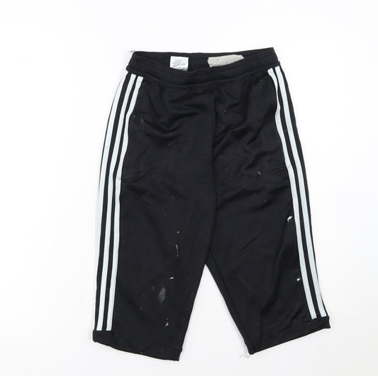 Adidas Women’s Black XS Track Pants Three Stripe Sports Trousers