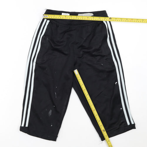 Adidas Women’s Black XS Track Pants Three Stripe Sports Trousers