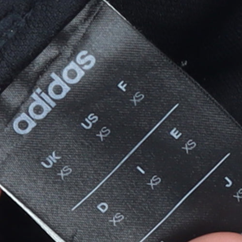 Adidas Women’s Black XS Track Pants Three Stripe Sports Trousers