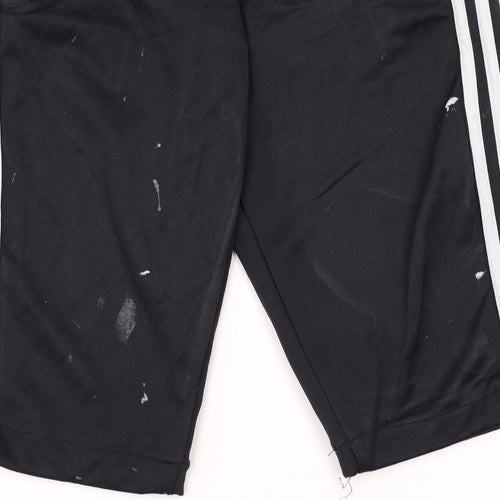 Adidas Women’s Black XS Track Pants Three Stripe Sports Trousers