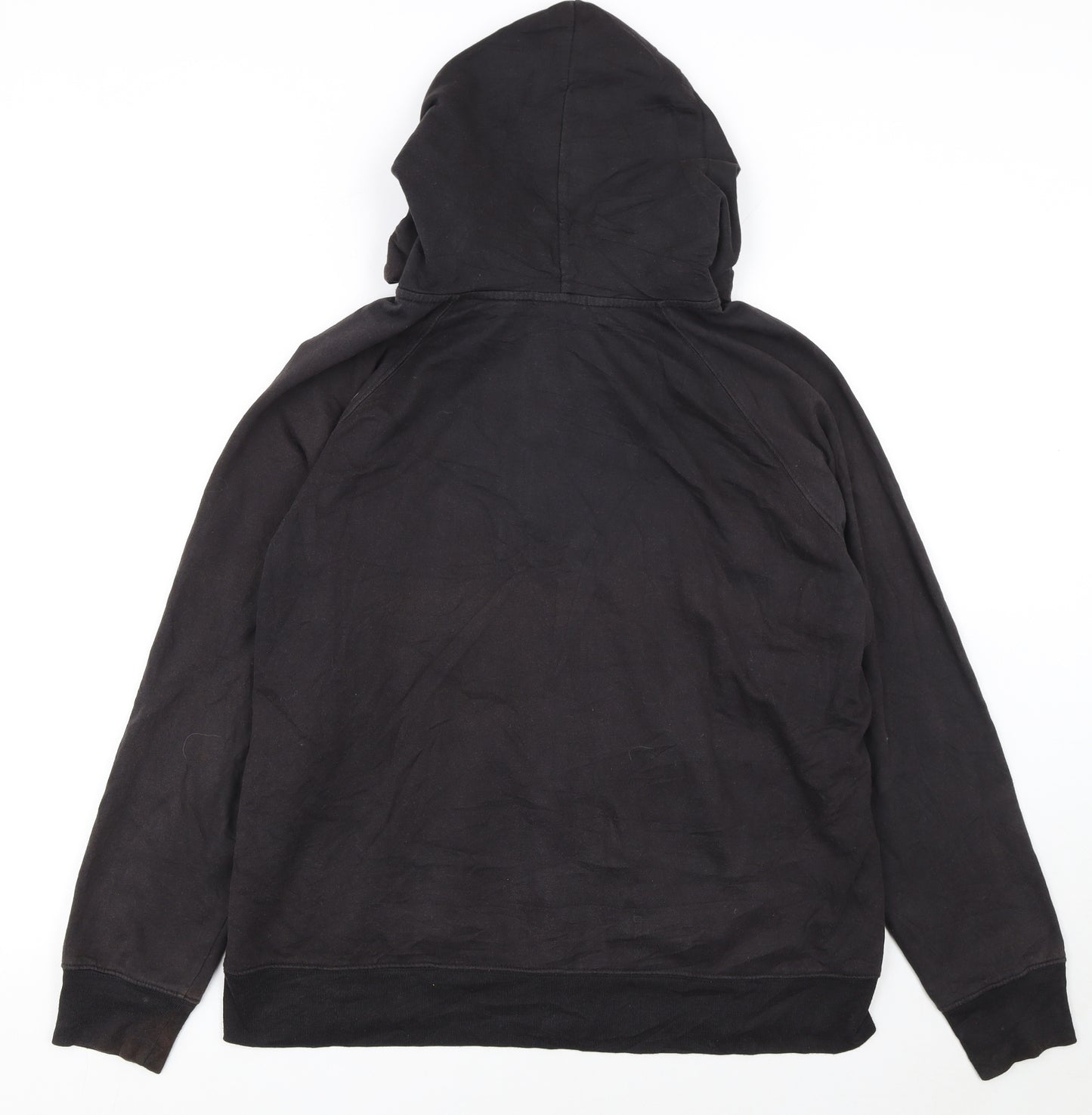 GAP Womens Black Full Zip Hoodie XXL Cotton Blend Casual