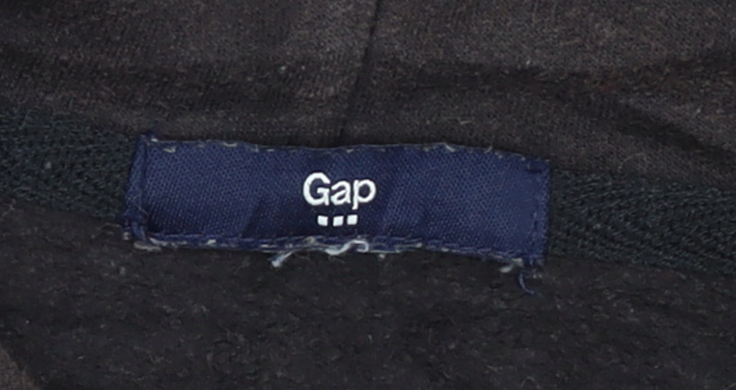 GAP Womens Black Full Zip Hoodie XXL Cotton Blend Casual