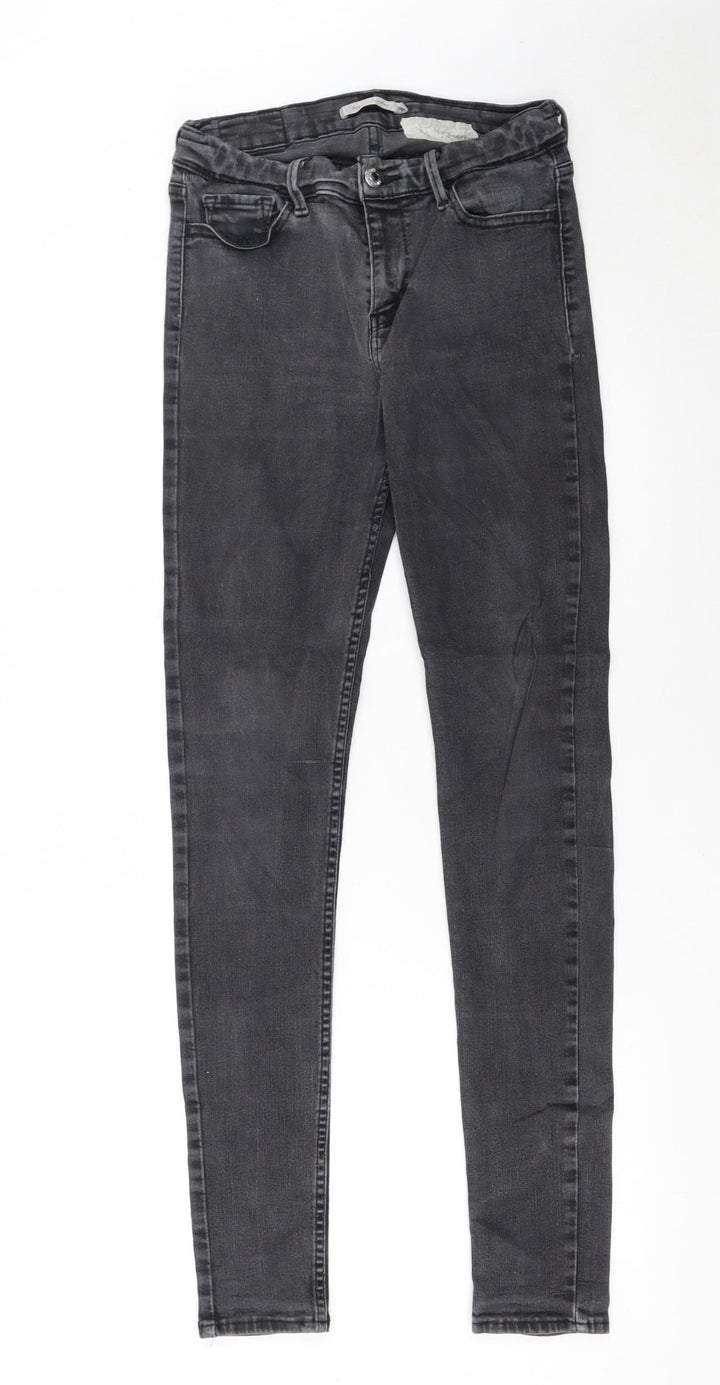Levi's Women's Black 710 Super Skinny Mid Rise Stretch Jeans Size 29