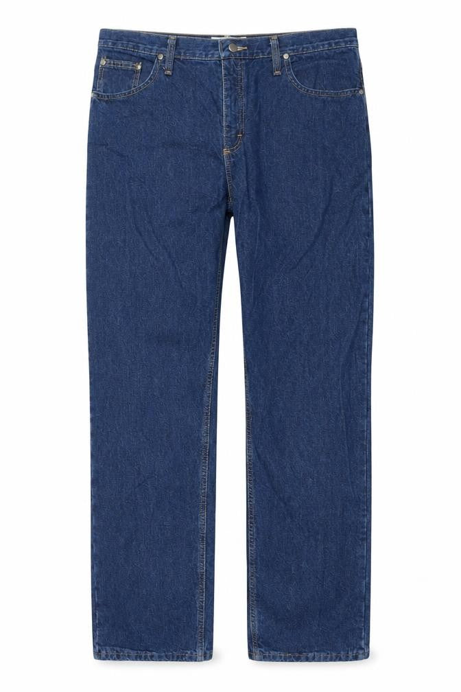 Wrangler Men's Blue 16x32 Straight Leg Denim Jeans