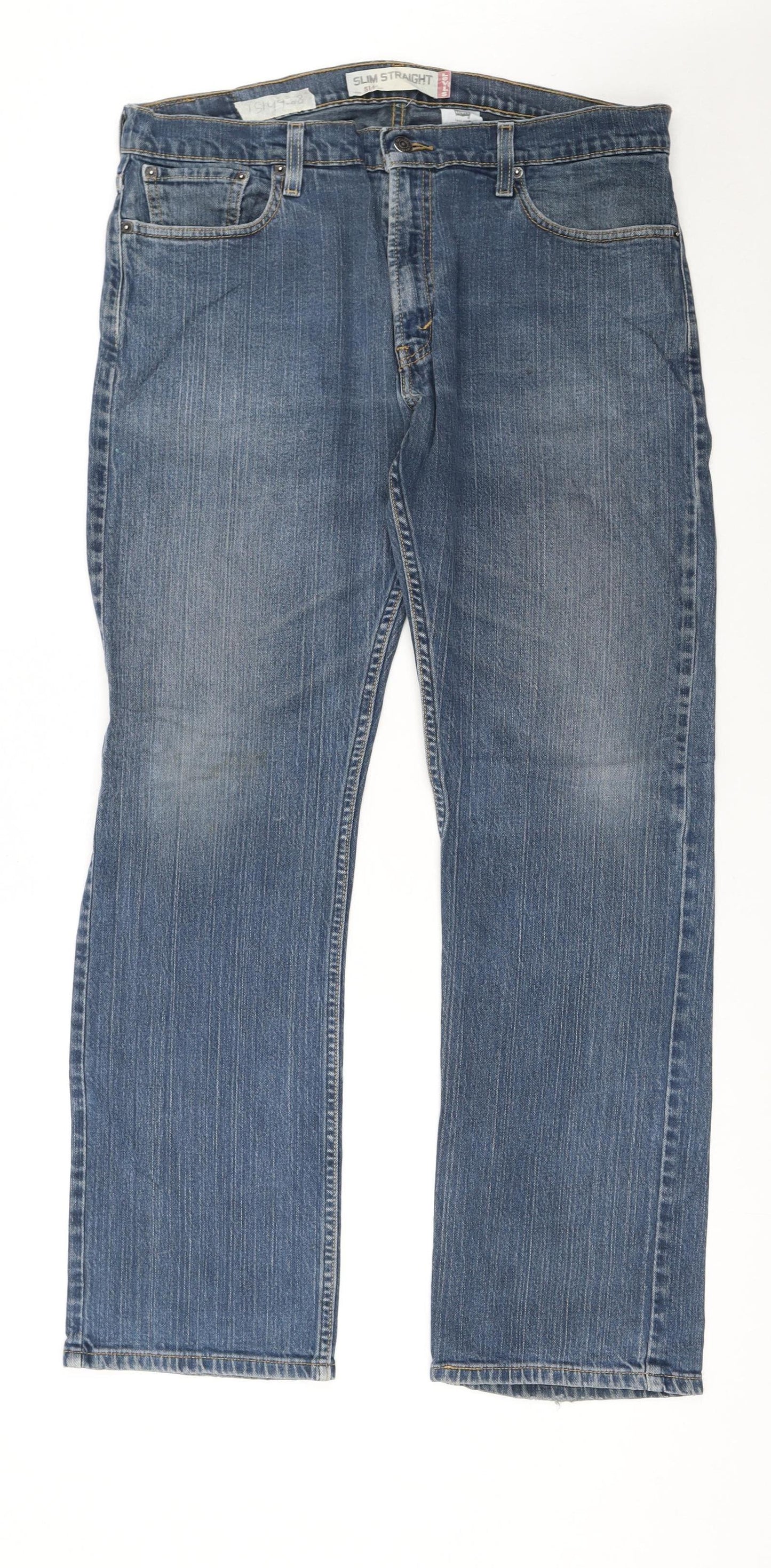 Levi's 514 Men's Blue Slim Straight Jeans W36 L32 Denim
