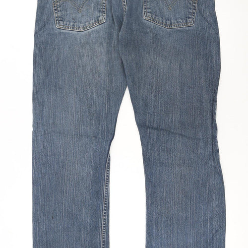 Levi's 514 Men's Blue Slim Straight Jeans W36 L32 Denim