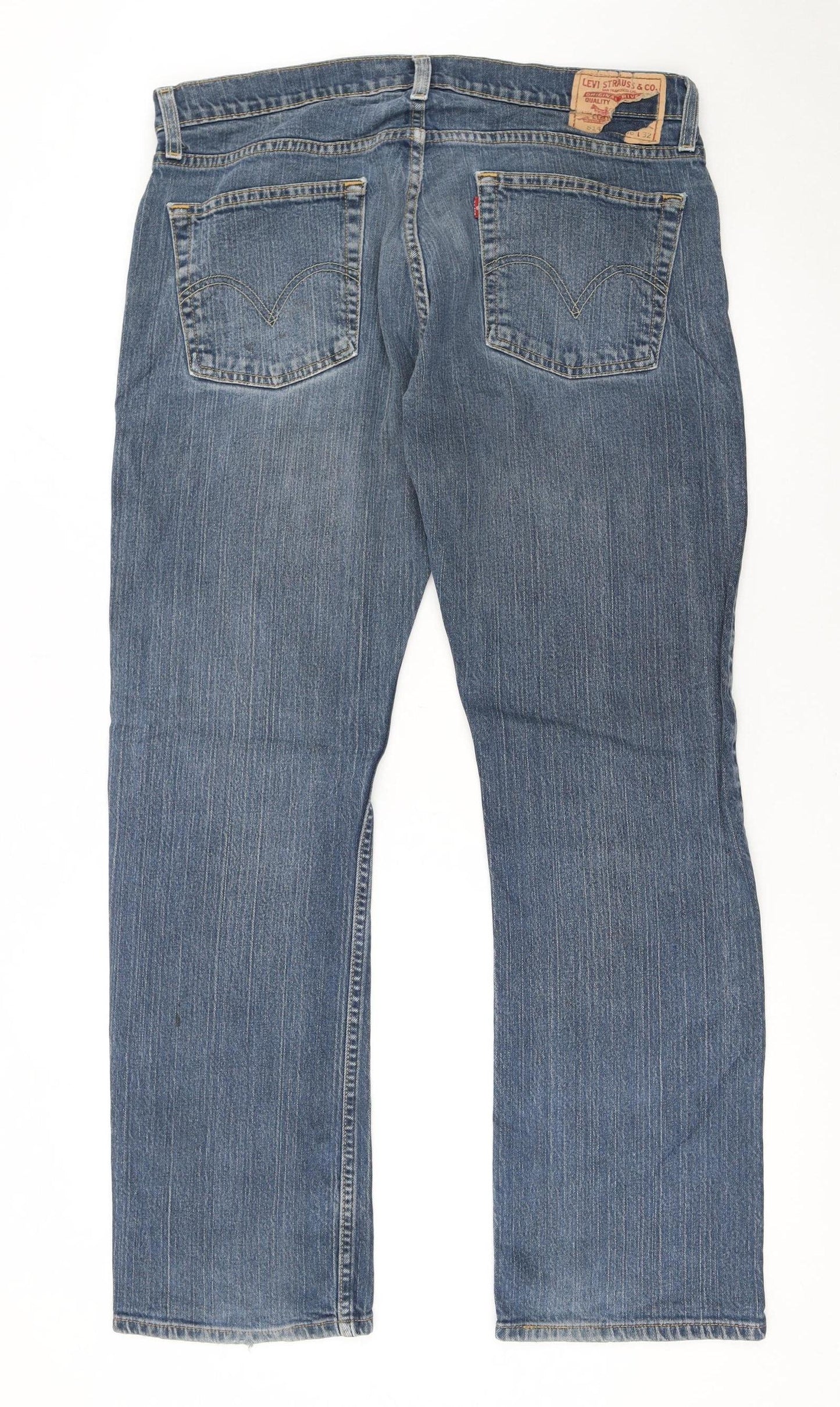 Levi's 514 Men's Blue Slim Straight Jeans W36 L32 Denim