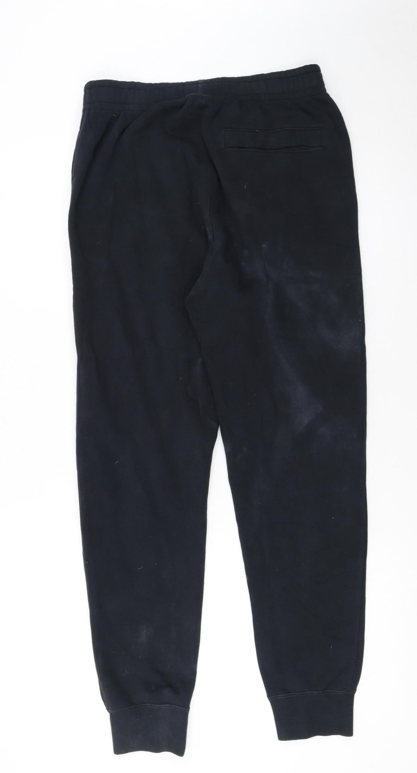 Nike Men’s Black Jogger Trousers Small Fleece Tapered Fit