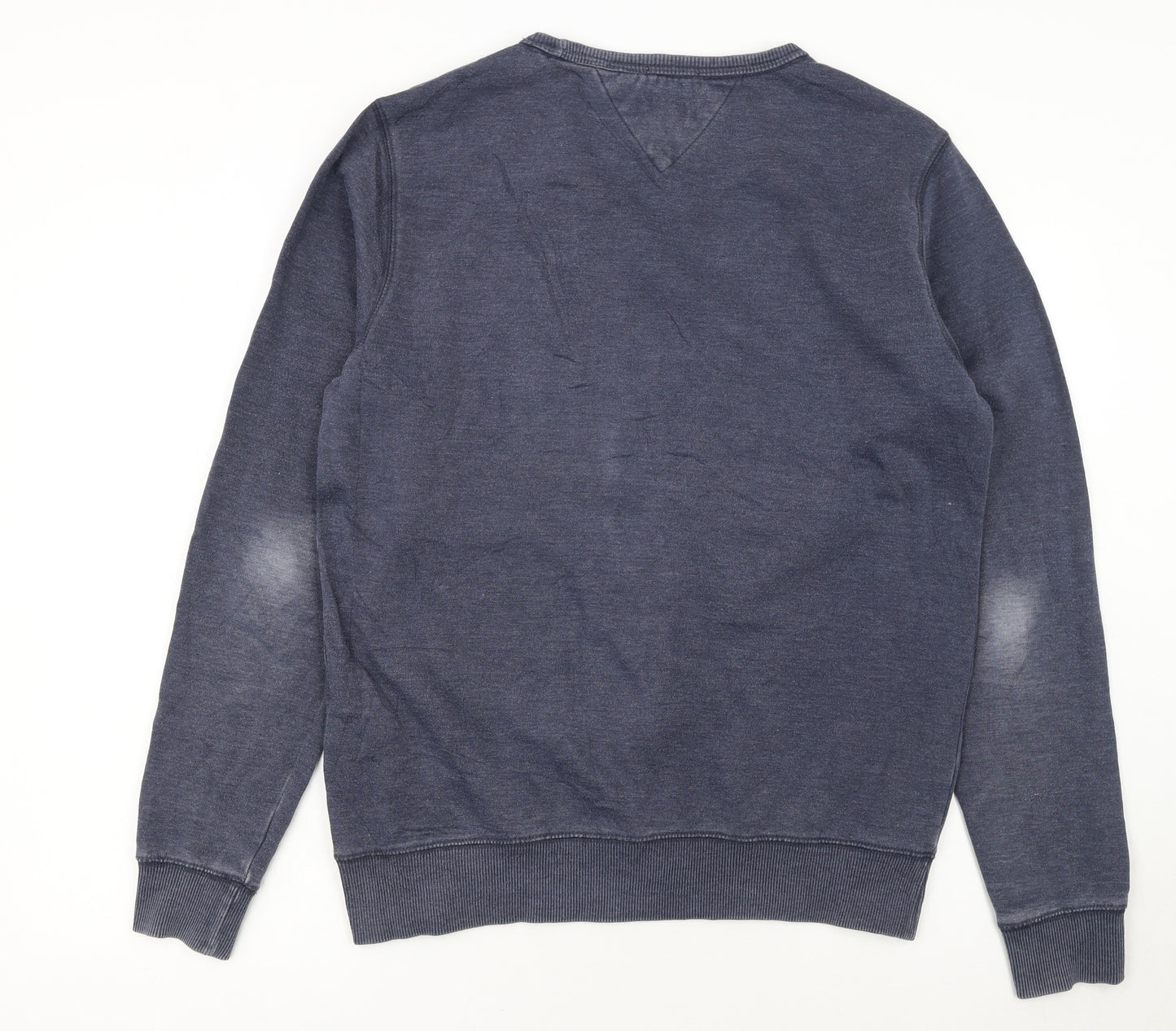 Hilfiger Denim Men's Blue Crew Neck Pullover Sweatshirt M