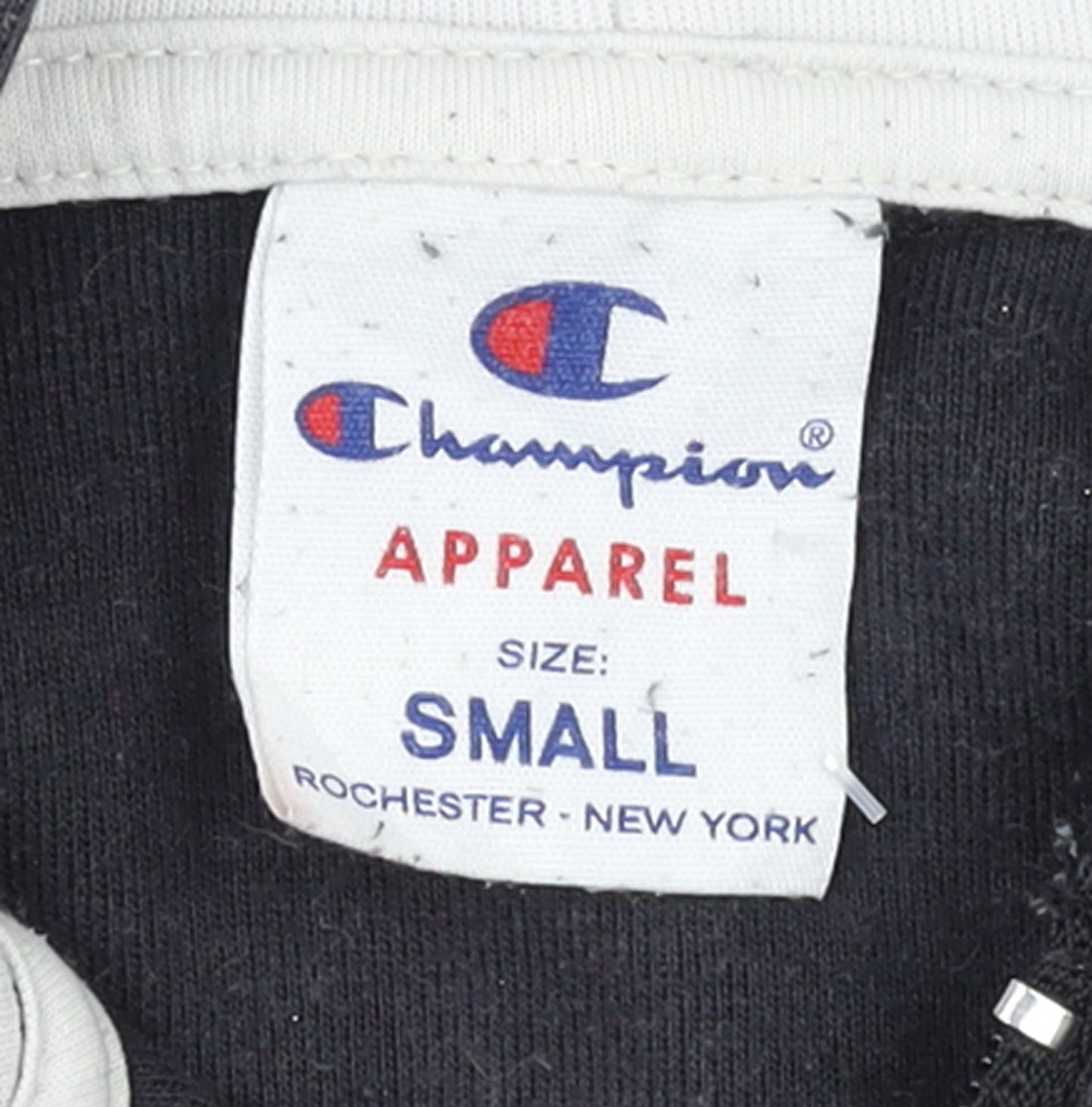 Champion Women's Black Small Full Zip Hoodie Fleece Lined Casual