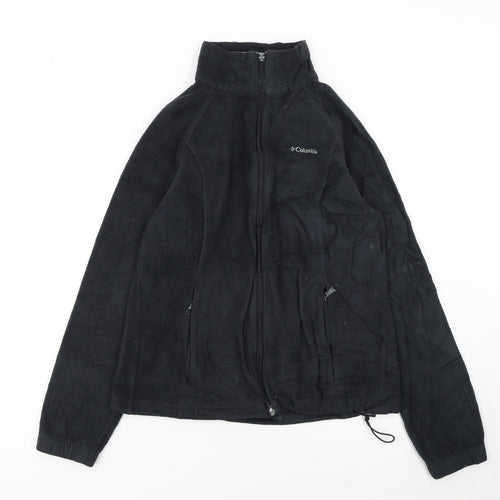 Columbia Women's Black Fleece Full Zip Outdoor Jacket Size L