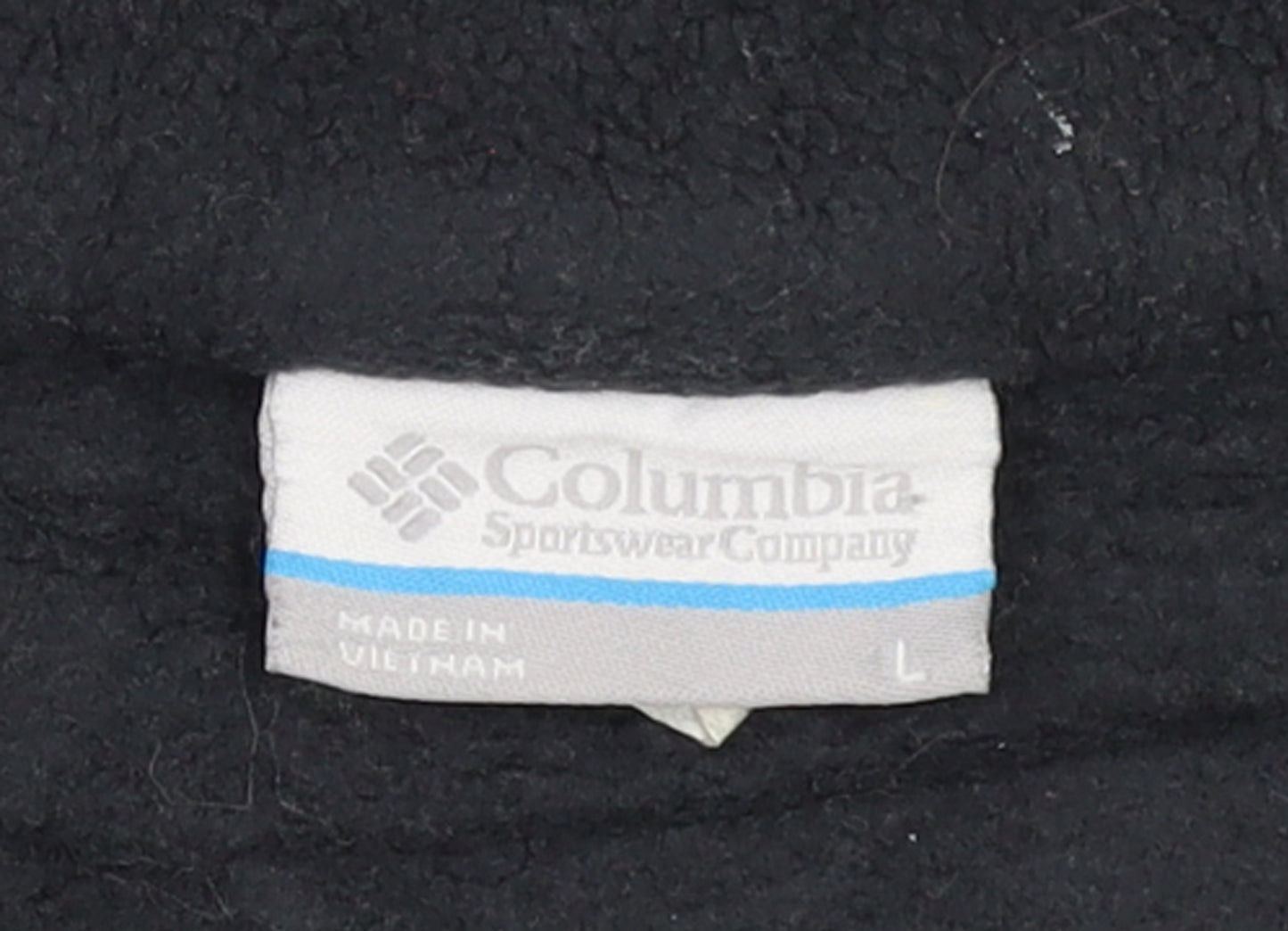 Columbia Women's Black Fleece Full Zip Outdoor Jacket Size L