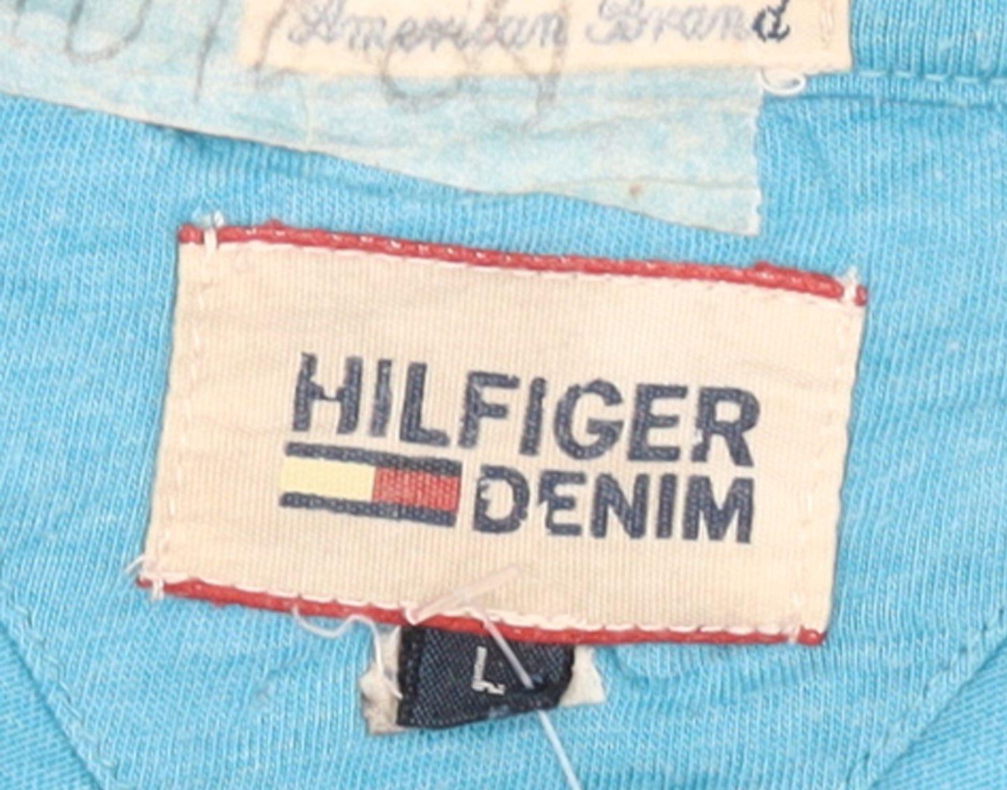 Tommy Hilfiger Men’s Blue Graphic Print T-Shirt Size L