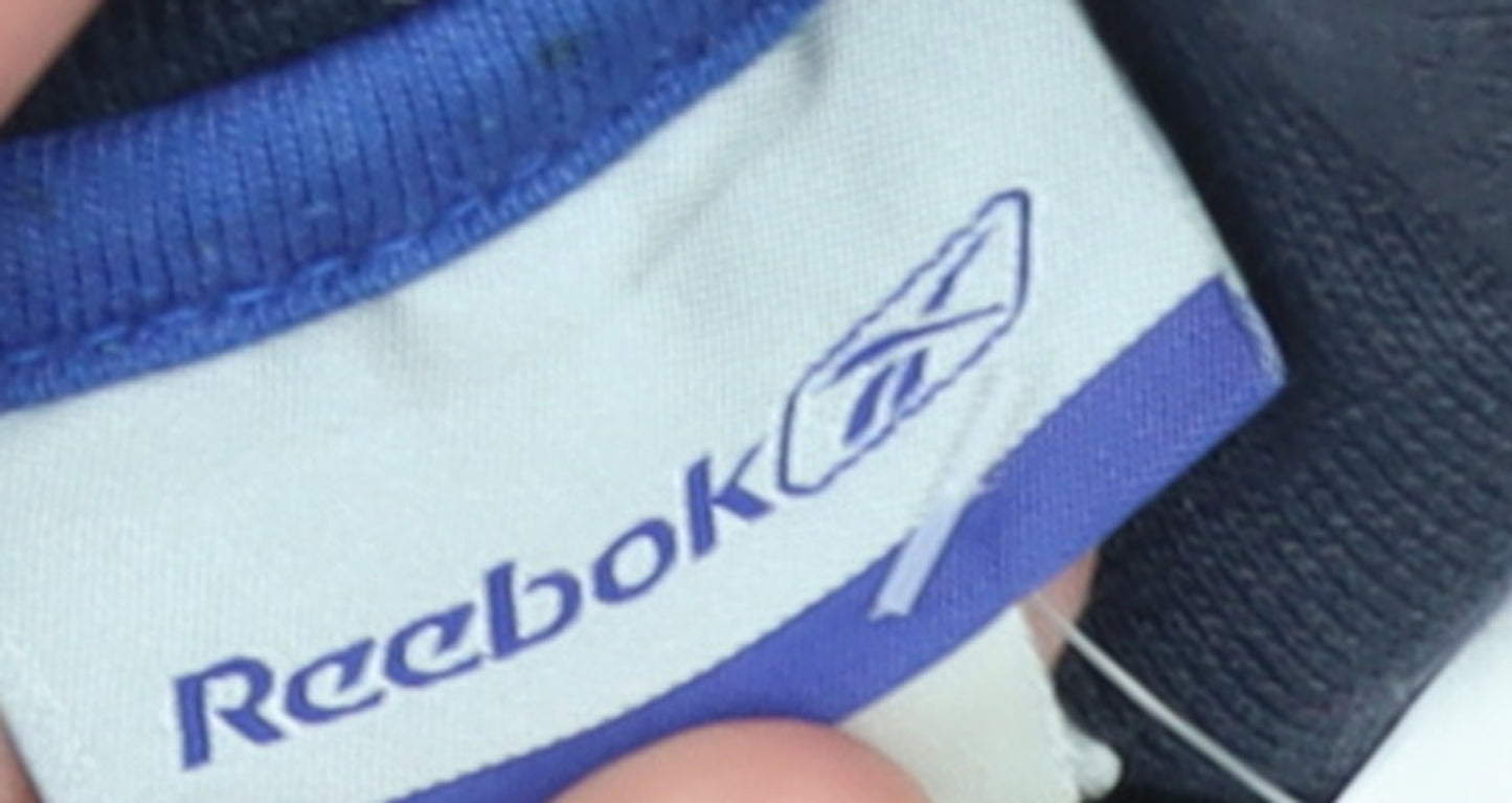 Reebok Men's Blue 1/4 Zip Pullover Sweatshirt Size M