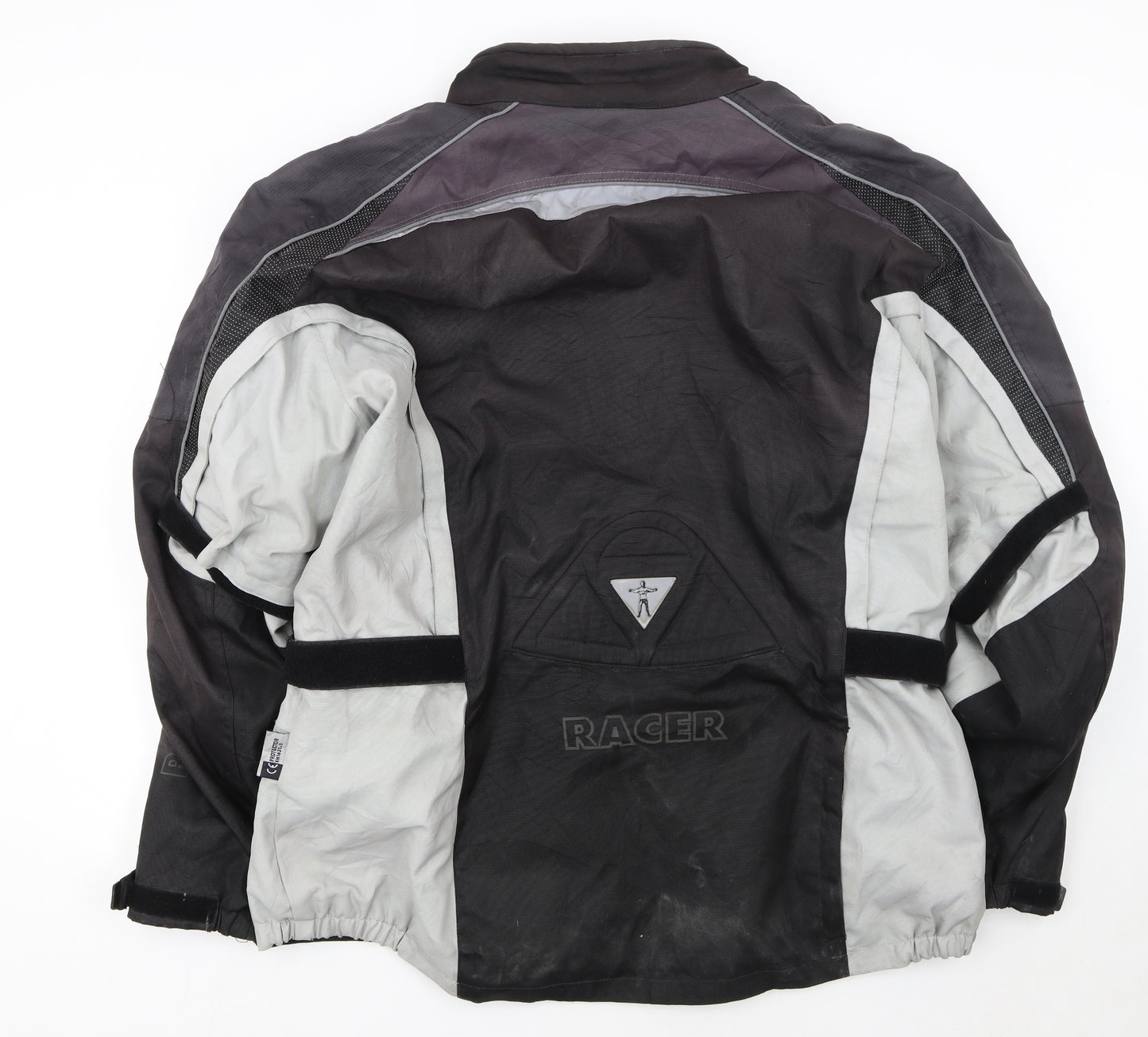 Racer Men’s Black 4XL Motorcycle Jacket Waterproof Reflective Polyester