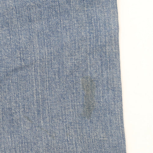Wrangler Men's Blue Straight Denim Jeans 44x30 Relaxed Fit