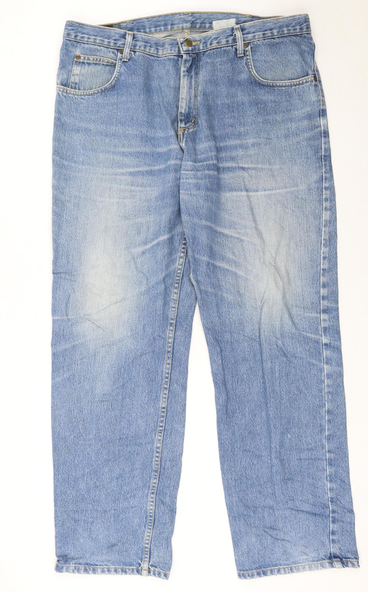 Lee Men's Blue Brooklyn Straight Leg Jeans Size 40W 32L
