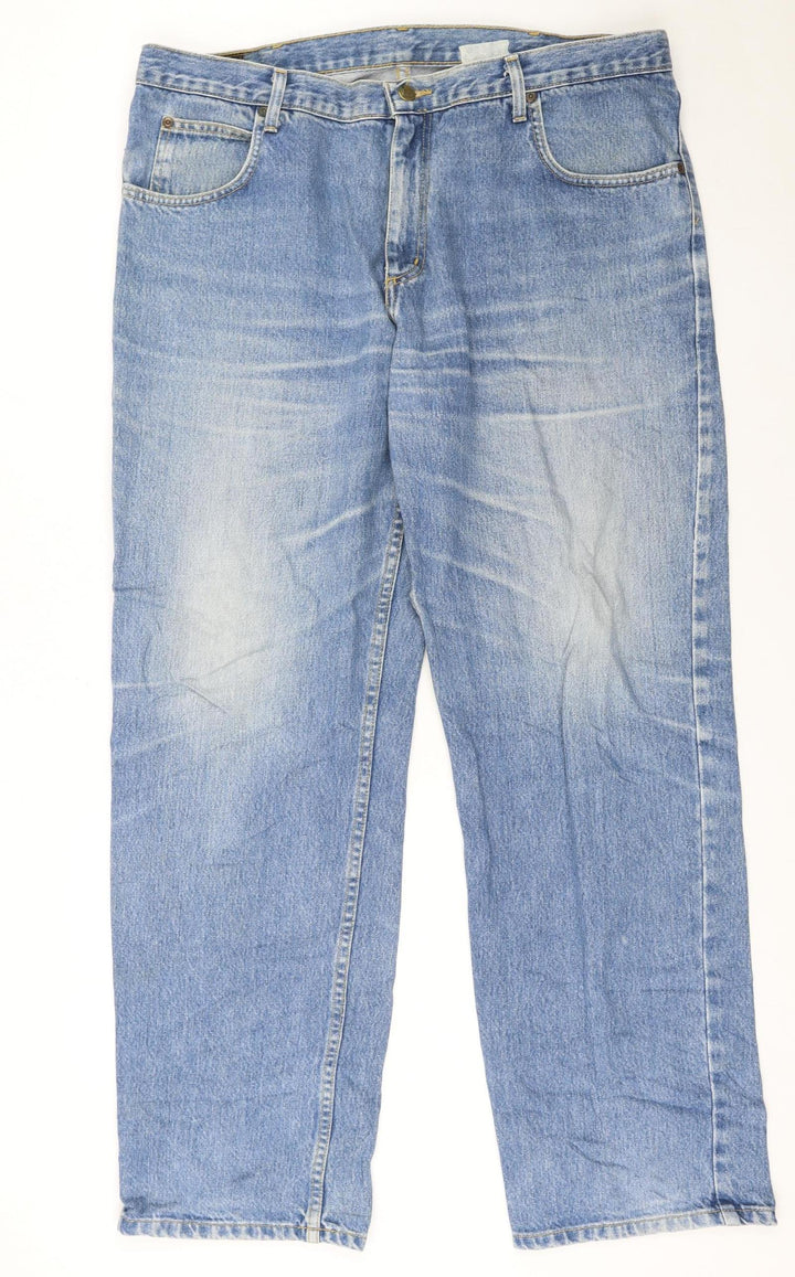 Lee Men's Blue Brooklyn Straight Leg Jeans Size 40W 32L