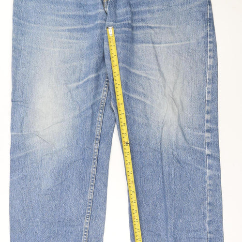 Lee Men's Blue Brooklyn Straight Leg Jeans Size 40W 32L