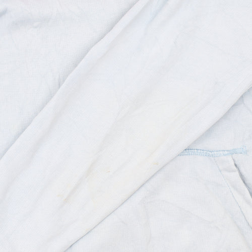 Levi's Women's Light Blue Hooded Pullover Sweatshirt Size S Cotton