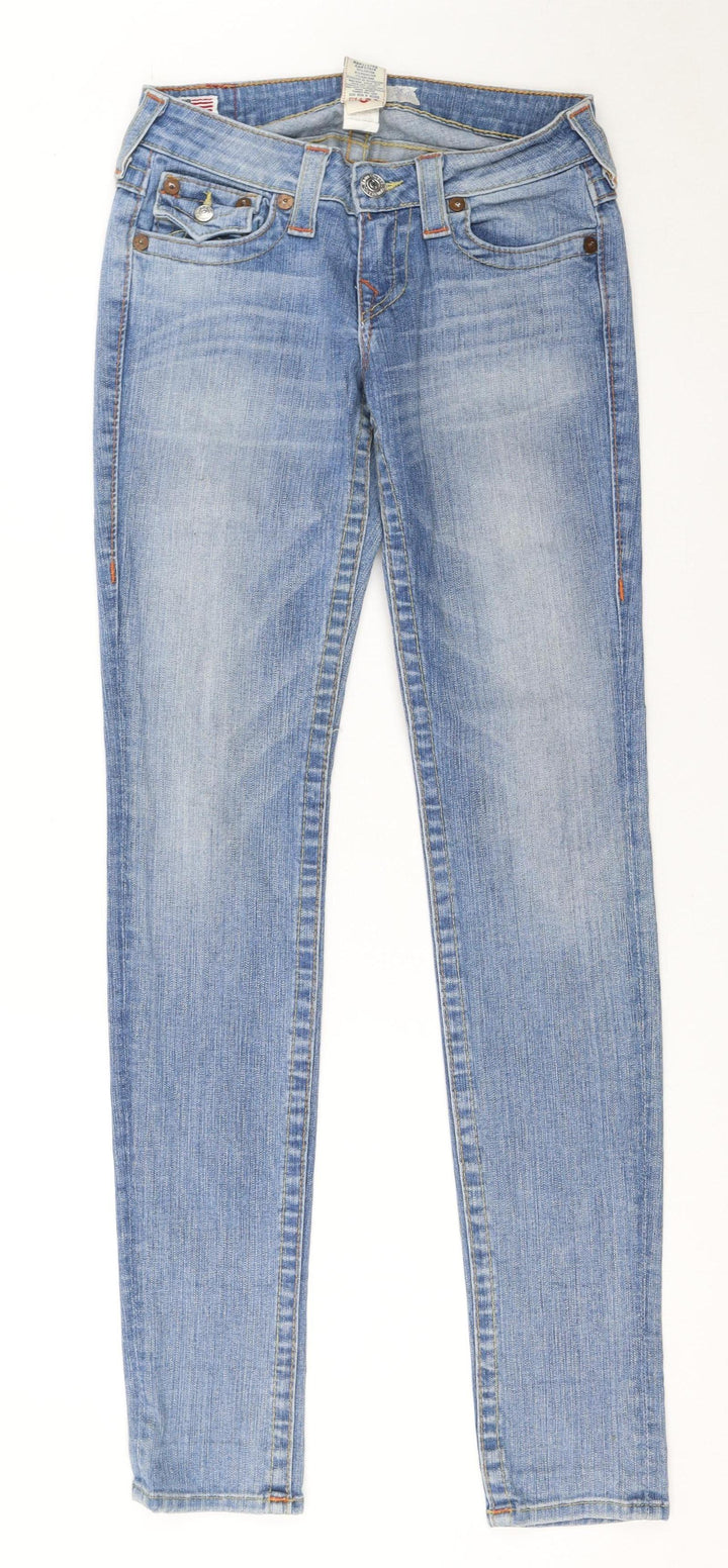 True Religion Womens Blue Size 26 Skinny Denim Jeans