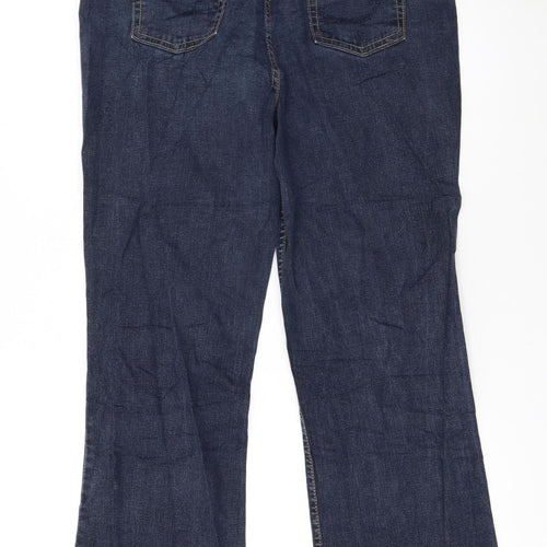 Levi Strauss Women Blue Bootcut Jeans Size 16 Stretch Denim