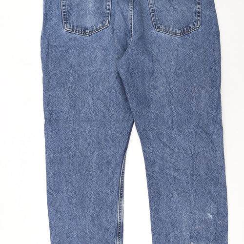 Wrangler Men’s Blue 40x30 Regular Fit Straight Denim Jeans