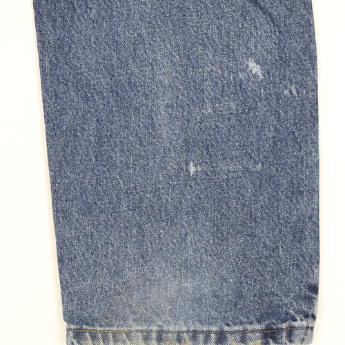 Wrangler Men’s Blue 40x30 Regular Fit Straight Denim Jeans