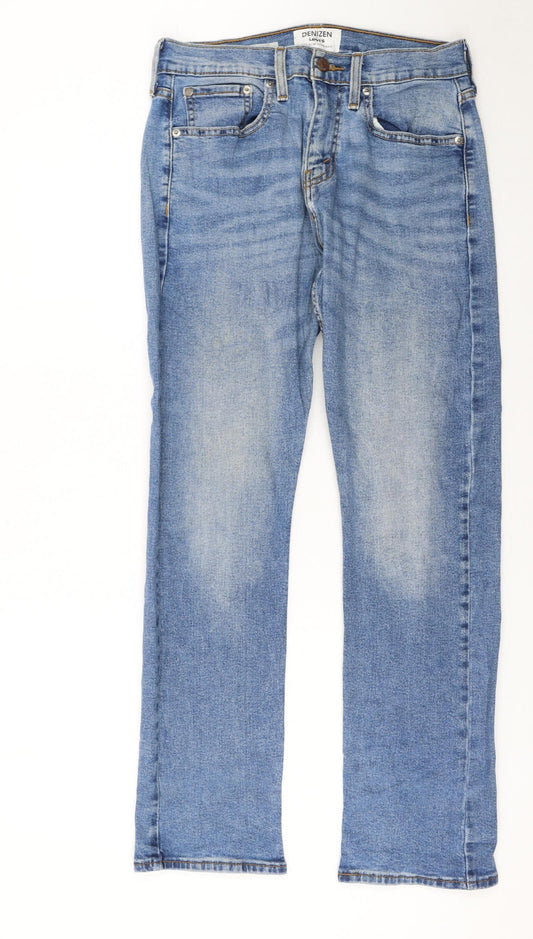 Levi's Denizen Women's Blue Straight Leg Jeans Size 14 Regular 30x30