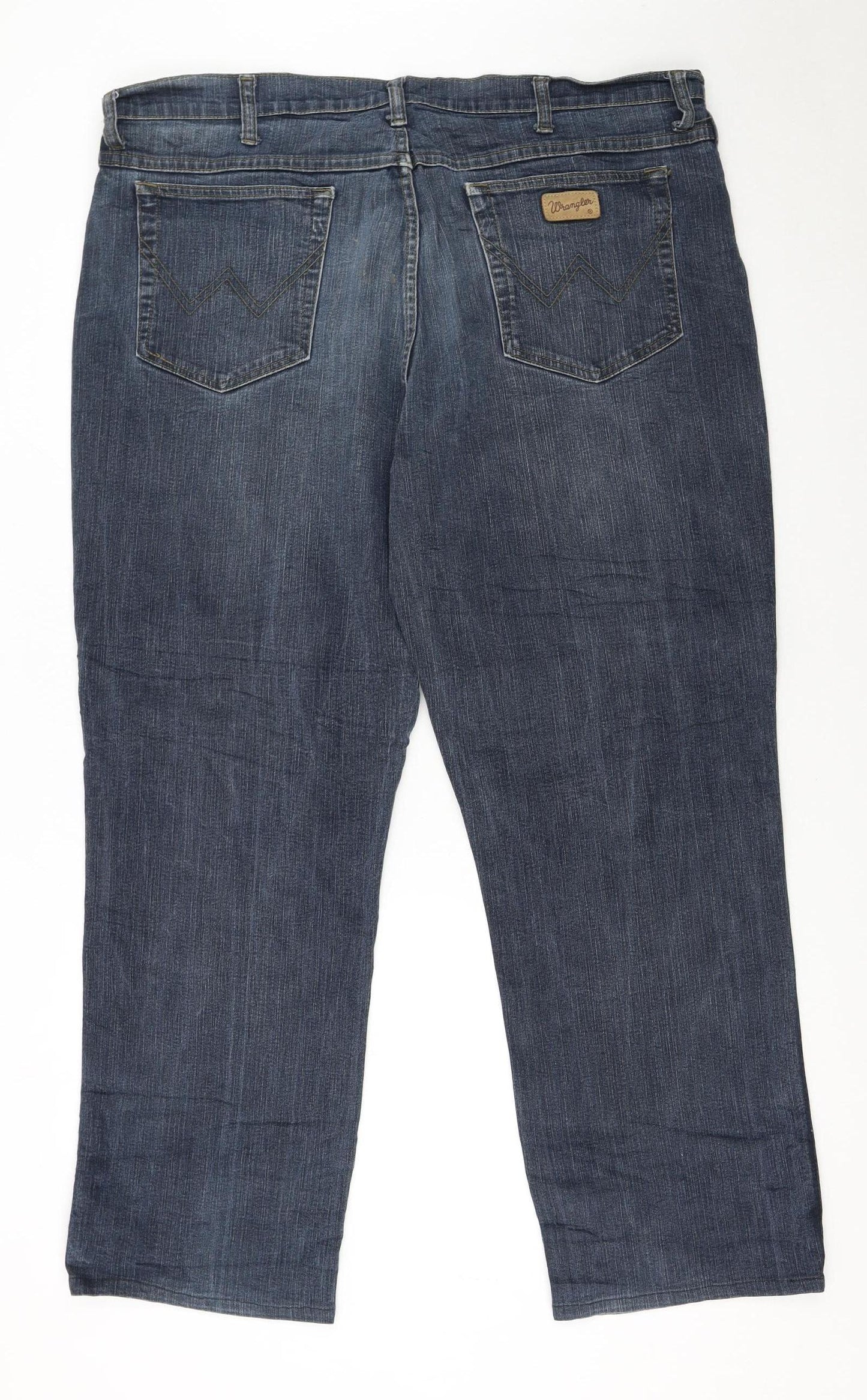 Wrangler Mens Blue Texas Stretch Straight Jeans W40 L34