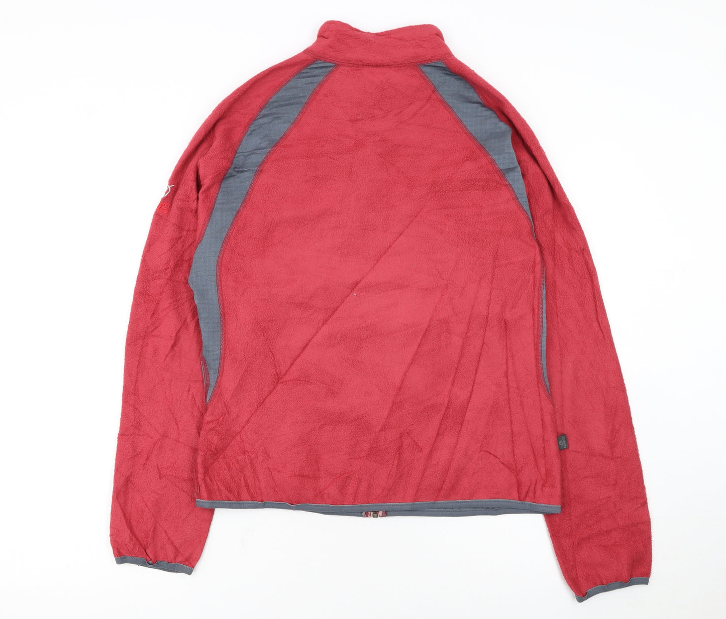 The North Face Women's Red Fleece Full Zip Jacket Size L