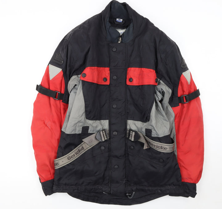 Hein Gericke Men's Black Motorcycle Jacket Waterproof M