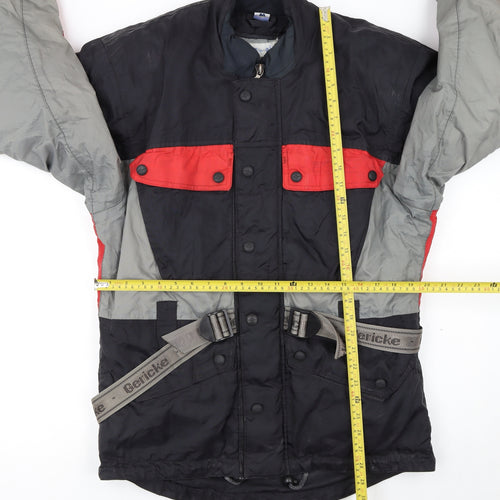 Hein Gericke Men's Black Motorcycle Jacket Waterproof M