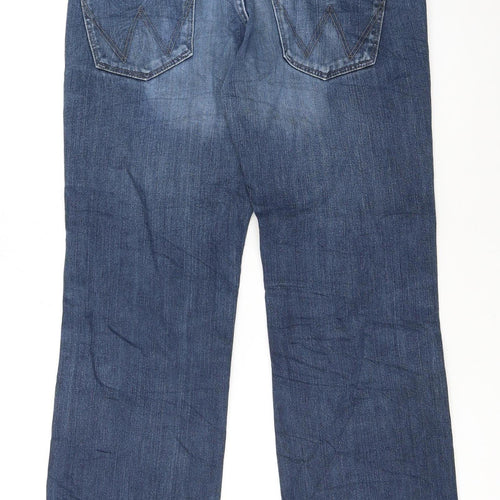 Wrangler Men's Blue Medium Wash Straight Denim Jeans W32 L30