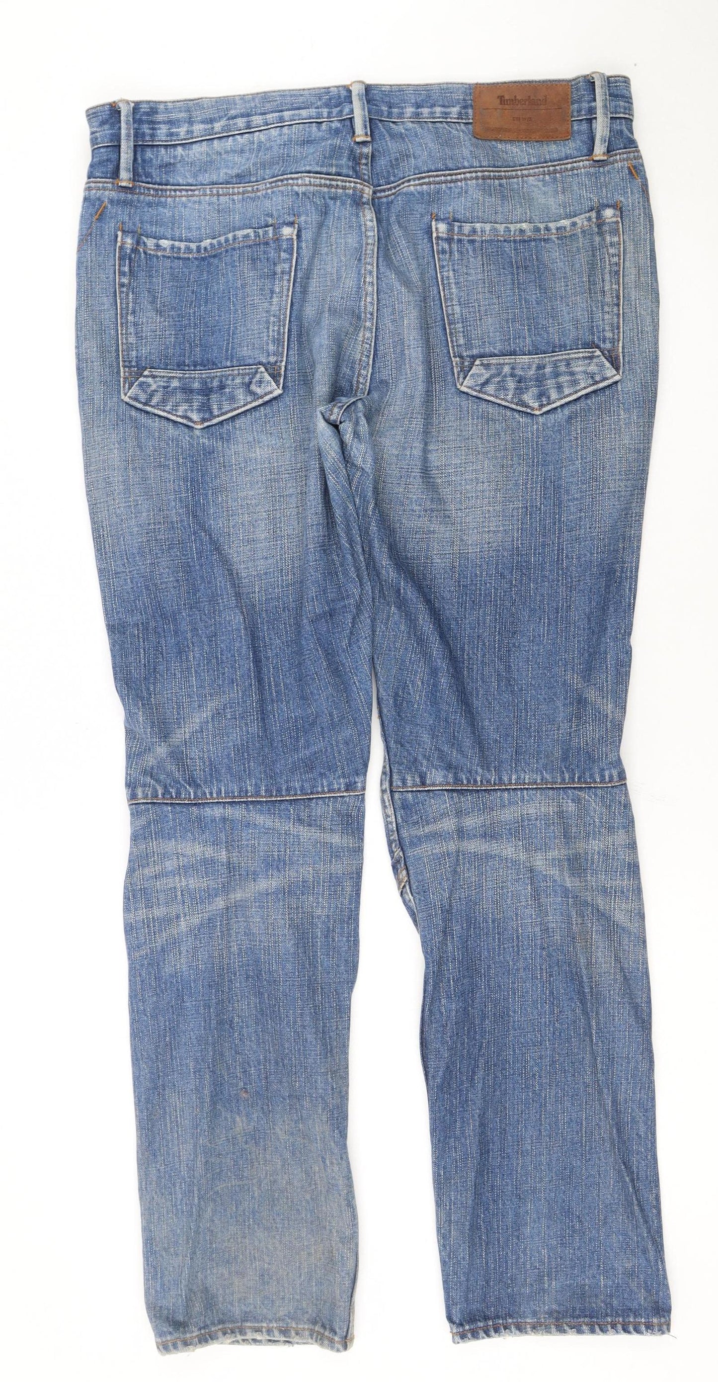 Timberland Men's Blue 36in Straight Leg Denim Jeans