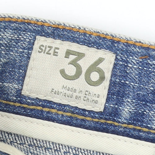 Timberland Men's Blue 36in Straight Leg Denim Jeans