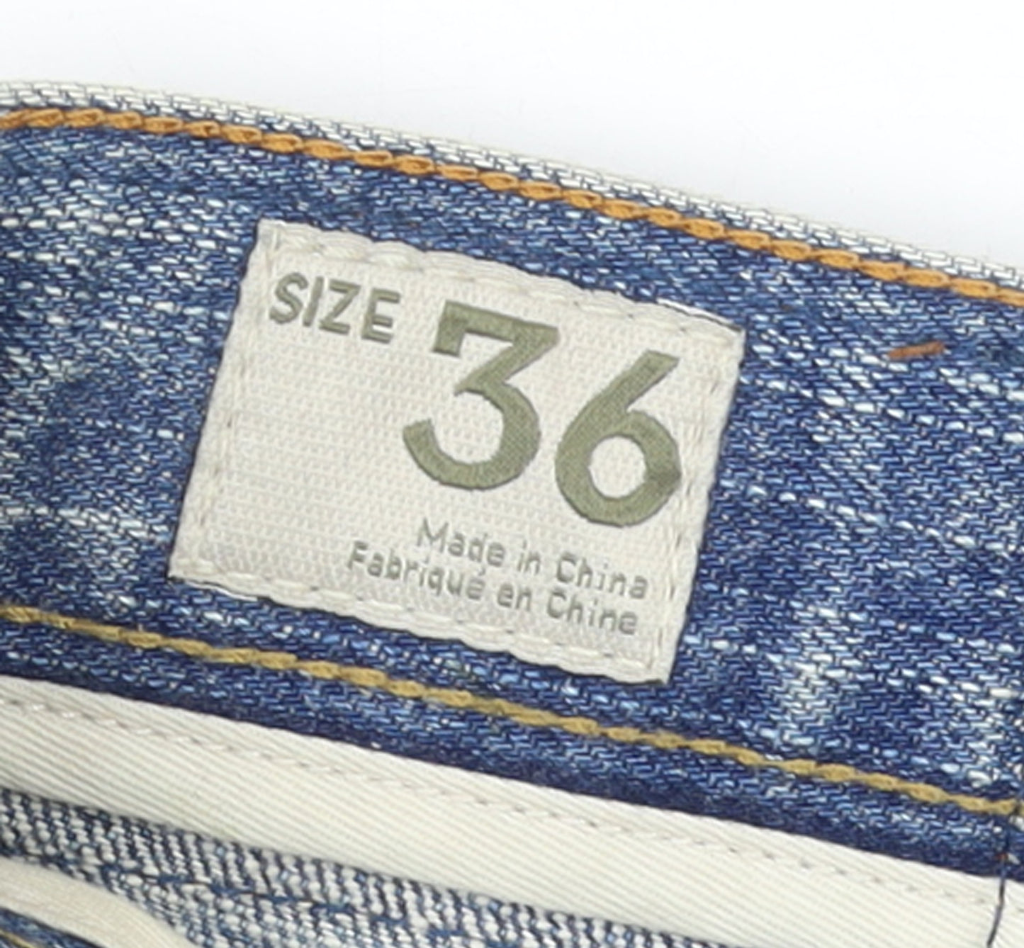 Timberland Men's Blue 36in Straight Leg Denim Jeans