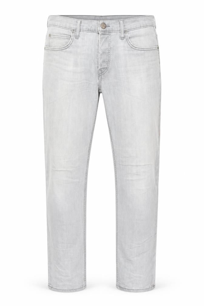 Lee Men’s Grey Powell Straight Fit Denim Jeans W32 L34