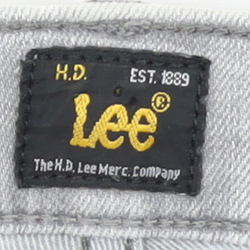 Lee Men’s Grey Powell Straight Fit Denim Jeans W32 L34