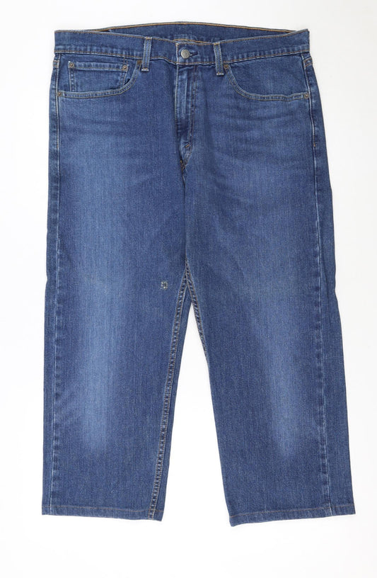 Levi's Women's Blue 505 Straight Leg Jeans Size 20 W36 L30