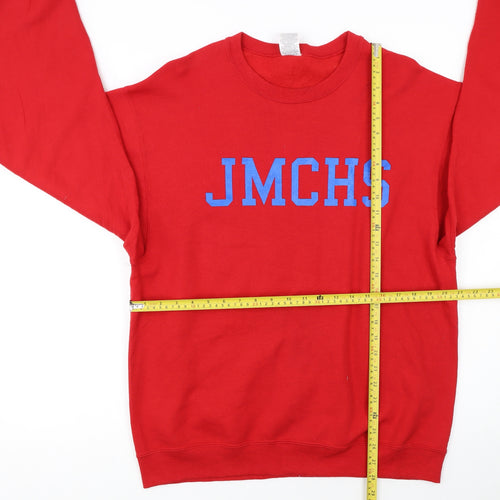 Jerzees Men’s Red JMCHS Pullover Sweatshirt Size L Regular Fit