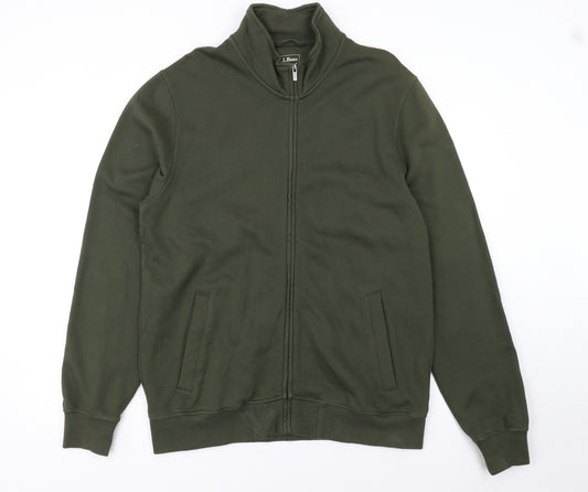 L.L.Bean Men's Green M Classic Full Zip Activewear Jacket