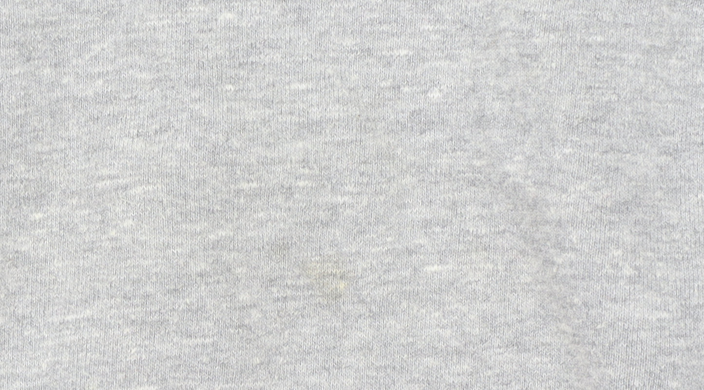 Superdry Womens Grey Hoodie UK 14 Pullover Logo Front Pocket
